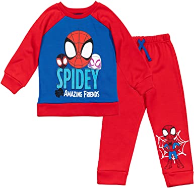 Marvel Spidey and His Amazing Friends Fleece Pullover Hoodie & Jogger Pants Set