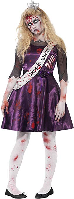 Smiffy's Women's Petite Teen Zombie Prom Queen