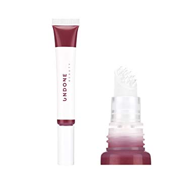 Moisturizing Sheer Balm LipTtint with Exfoliating Tip for Gentle Dry Skin Removal - UNDONE BEAUTY Lip Life. Natural Shea, Jojoba & Rose Hip for Lip Smoothing. Tinted Non-Sticky Gloss. CHERRY