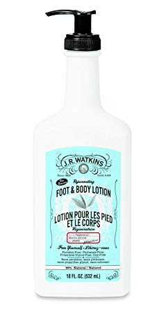 J.R. Watkins Rejuvenating Peppermint Foot and Body Lotion (Peppermint, 18 Ounce)