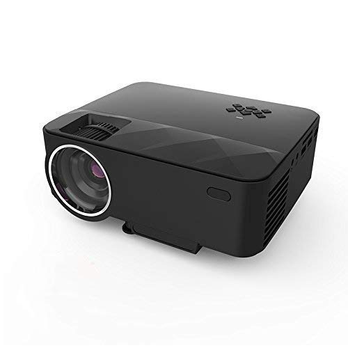 Dihome Mini HD Projector 176 Inch Screen Support 1080P 2200 lumens LCD LED Portable Multimedia Projector Home Theater,Support USB HDMI AV SD VGA