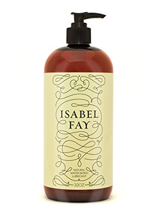 Natural Personal Lubricant for Sensitive Skin, Isabel Fay - Water Based, Discreet Label - Best Personal Lube for Women and Men - Made in USA - Natural Personal Gel Without Parabens or Glycerin