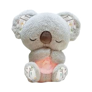 Breathing Otter, Arrily Calming Otter for Adults,Anxiety Relief Otter,Relief Koala, Breathing Otter Sleep Buddy, Sleepy Koala with Music Lights & Rhythmic Breathing Motion