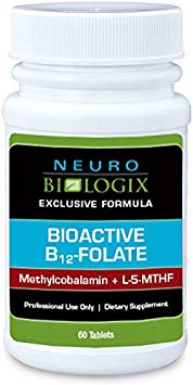 Neurobiologix Bioactive B-12 Folate - Methylcobalamin   L-5-MTHF (60 tablets)