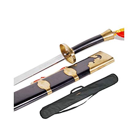 Tiger Claw Stainless Steel Kung Fu Broadsword - 32"