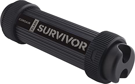 Corsair Flash Survivor Stealth 64GB USB 3.0 Flash Drive (CMFSS3B-64GB)