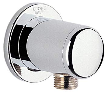 Grohe 28 672 Wall Supply Elbow with 1/2 Inch Threaded Connection, Starlight Chrome