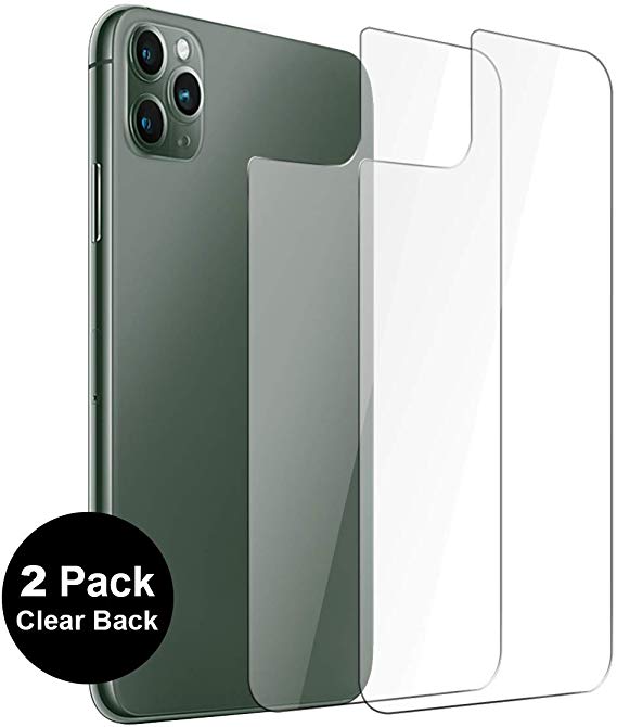 Conleke (2 Pack) Back Screen Protector for Apple iPhone 11 Pro Max[Case Friendly] Thick Back Temper Glass Screen Protector Rear Film Compatible with iPhone 11 Pro Max 6.5" (No Bubbles,Upgraded)