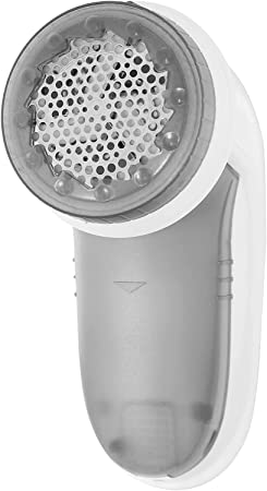 Invero Rechargeable Electric Lint Remover Fabric Shaver - Quick and Effective Removal of Bobbles or Pills - 2 Speed Settings - Stainless Steel Blades and Height Adjustable Head