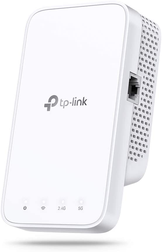 TP-Link AC750 Mesh Dual Band Wi-Fi Range Extender, Broadband/Wi-Fi Extender, Wi-Fi Booster/Hotspot with 1 Ethernet Port, Built-In Access Point Mode, Works with Any Wi-Fi Router, UK Plug (RE230)