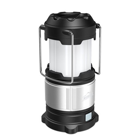 Camping Light, HiHiLL Multi-Function Outdoor Camping Lantern with Four Lighting Modes, Rechargeable and Waterproof for Hiking, Camping, Fishing, Outdoor Sports