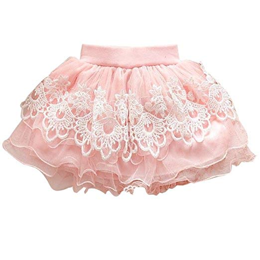 Shuohu Baby Girls Princess Mini Floral Summer Tutu Skirt