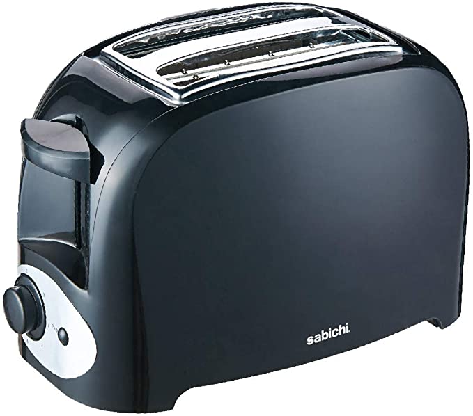Sabichi Black 2 Slice Toaster