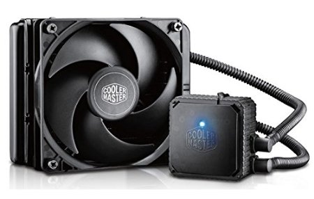 Cooler Master RL-S12V-24PK-R2 Seidon 120 Ver2 System Builder Closed Loop Liquid Cooler 1 Silencio Fan 120mm Radiator Black