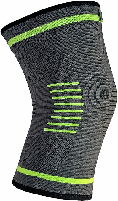 NatraCure Compression Knee Sleeve, Single Wrap - (Size: Small) - Braces and Supports Knee for Pain Relief, Meniscus Tear, Arthritis, Injury, Running, and Joint Pain - Best Knee Sleeve