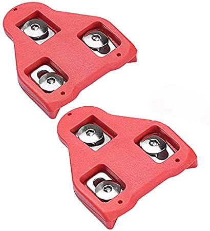 NAACOO Road Bike Cleats Compatible with Look Delta Cleats (9° Degree Float)-Indoor Cycling Peloton Pedals & Spining Class Cycle Cleat (1-Pack)