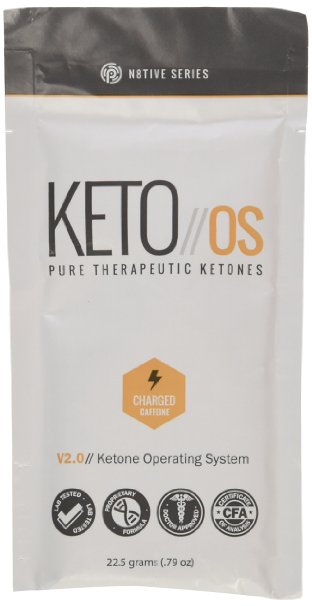 KETO OS by Pruvit The First and Only Ketone Drink that Puts You In Ketosis in 59 Minutes 3 Full Serving Sachets of Keto OS with 2 FREE Ketone Test Strips