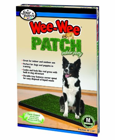 Four Paws Wee-Wee Patch Small Indoor Potty Dog Housebreaking Tray