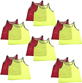 ifavor123 Adult - Teens Scrimmage Practice Jerseys Team Pinnies Sports Vest Soccer, Football, Basketball, Volleyball