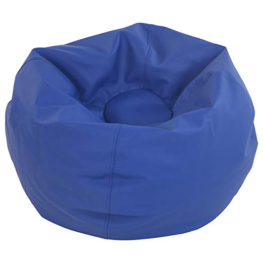 ECR4Kids Standard Classic Bean Bag, Blue (35")