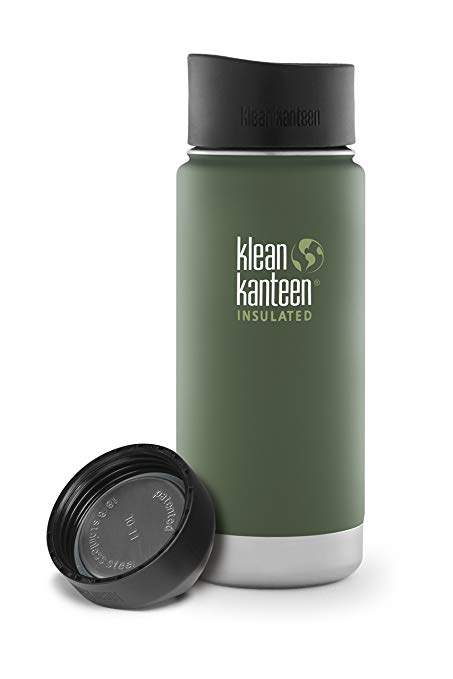 Klean Kanteen Wide Mouth Water Bottle with Loop Cap