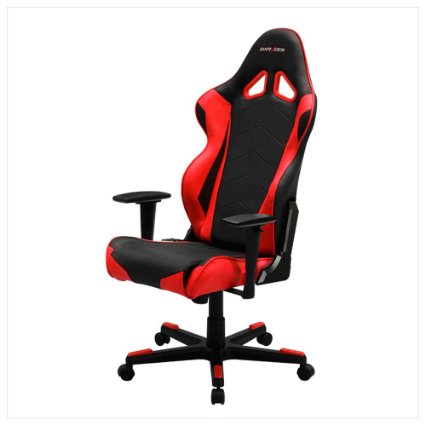 DXRacer Racing Series DOHRE0NR Newedge Edition Racing Bucket Seat Office Chair Gaming Chair Ergonomic Computer Chair eSports Desk Chair Executive Chair Furniture With Pillows BlackRed