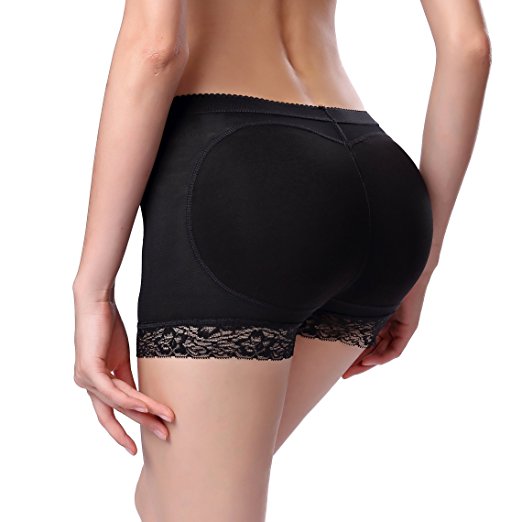 Hansme Womens Body Shaper Butt Lifter Tummy Control Breathable Buttock Fake Butt Briefs