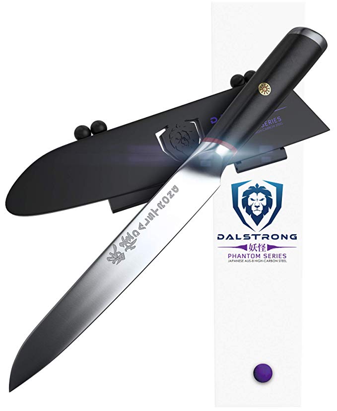 DALSTRONG Phantom Series - Japanese High-Carbon - AUS8 Steel - Sheath (5" Utility)