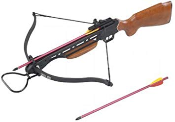 150 Lbs Wood Crossbow with 2 Arrows