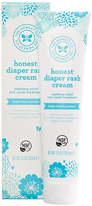 Honest Diaper Rash Cream, 2.5 Ounce