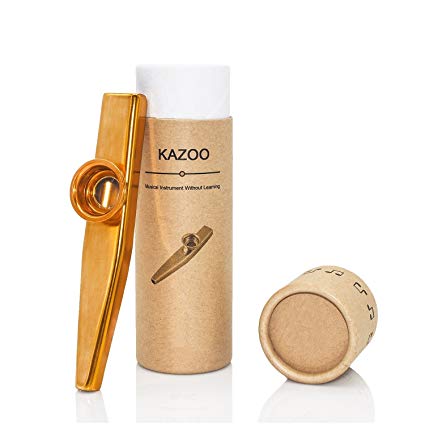 Kazoo Golden Aluminum Alloy Kazoos the Most Ancient Musical Instruments