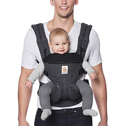 Ergobaby Carrier, Omni 360 All Carry Positions Baby Carrier, Charcoal