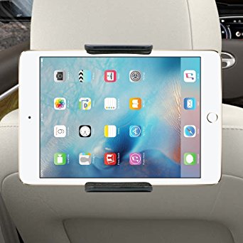 Car iPad Tablet Holder,Tablet Holder, 360 Degree Adjustable Rotating Headrest Car Seat Mount Holder for iPad Pro,iPad Air,Mini/2/3/4, Samsung Galaxy Tab,Tab Pro and other 6-11 Inches Tablets