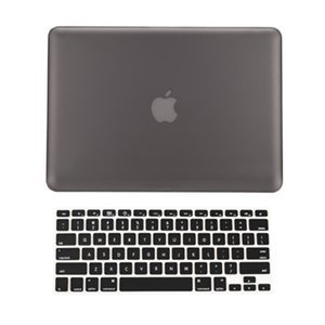 TopCase 2 in 1 Ultra Slim Light Weight Rubberized Hard Case Cover and Keyboard Cover for Macbook Pro 13-inch 13 A1278with or without Thunderbolt with TopCase Mouse Pad Macbook Pro 13 A1278 Gray