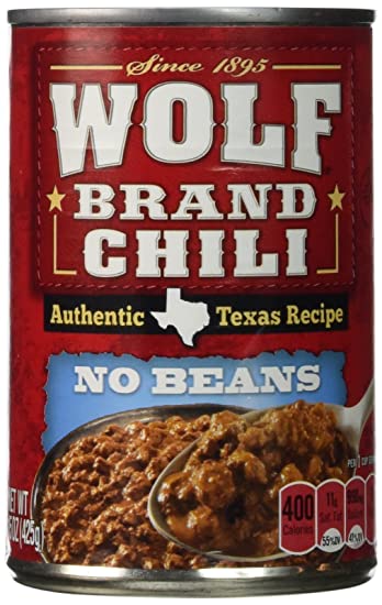 Wolf Chili No Beans 15 oz. - 12 Unit Pack