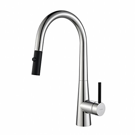 Kraus KPF-2720CH Modern Crespo Single Lever Pull Down Kitchen Faucet, Chrome