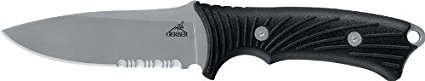 Gerber Blades Big Rock Fixed Blade Fixed Blade, Serrated Edge, Box