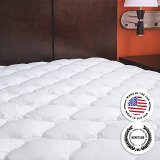 Extra Plush Fitted Mattress Topper - Found in Marriott Hotels - Made in America Full XL Pad