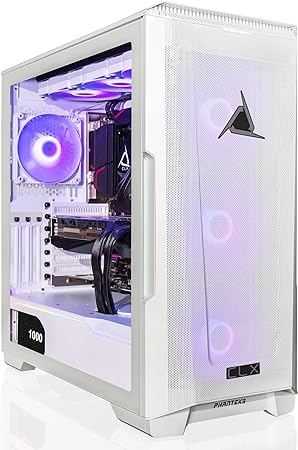 CLX Set VR-Ready Gaming PC - AMD Ryzen 9 7950X 4.5GHz, GeForce RTX 4090, 1TB NVMe M.2 SSD, 4TB HDD, 32GB DDR5 Memory, 360mm AIO, WiFi, Windows 11 Home, White