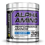 Cellucor Alpha Amino Acid Supplement with BCAA Icy Blue Razz 1354 Ounce 30 Servings