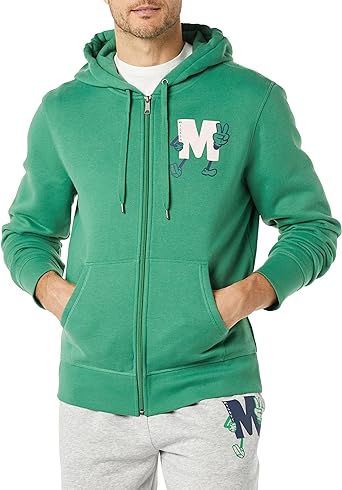 Amazon Essentials Disney | Marvel | Star Wars Men's Fleece Full-Zip Hoodie Sweatshirts (Available in Big & Tall)