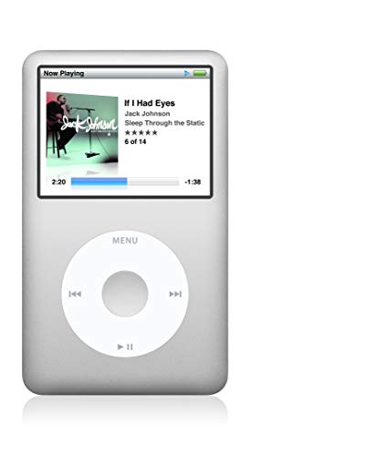 Apple iPod classic 120 GB Silver (6th Generation)   (Discontinued by Manufacturer)