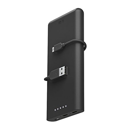 Anker Magic Magnetic Zolo 12000mAh Portable Power Bank External Battery Charger Pack with Short Magnetic Cable / Clips for iPhone, iPad, Samsung Galaxy, Nexus, Kindle and More