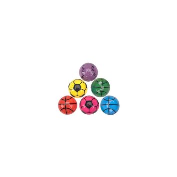 Fun Express - SPORTS POPPERS - BULK Size 125 Assorted Colors 1-Pack of 24