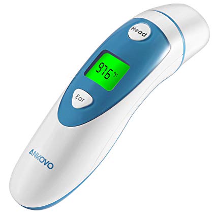 ANKOVO Thermometers Baby Forehead and Ear Thermometer for Adults Medical Digital Infrared Termometros