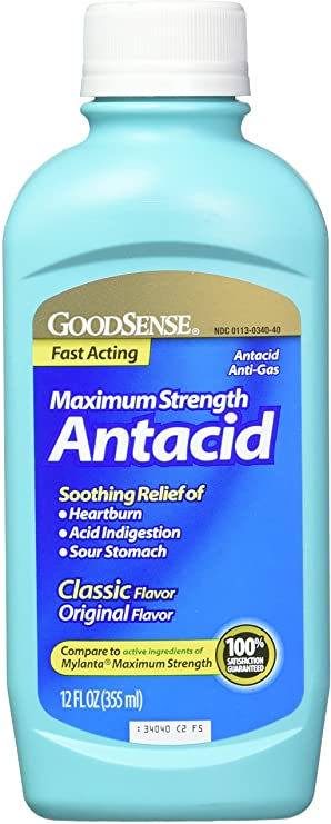 Good Sense Maximum Strength Antacid 12 oz (Pack of 3)