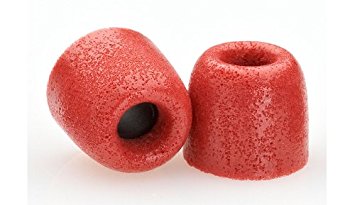 Comply Premium Replacement Foam Earphone Earbud Tips - Isolation T-500 (Red, 3 Pairs, Medium)