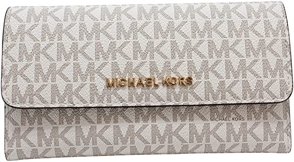 Michael Kors Women's Jet Set Travel Large Trifold Wallet