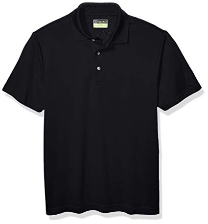 PGA TOUR Men's Short Sleeve Airflux Solid Polo Shirt