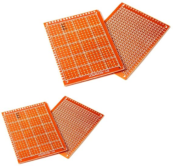 Haobase 10pcs Solder Finished Prototype PCB for DIY 5x7cm Circuit Board Breadboard